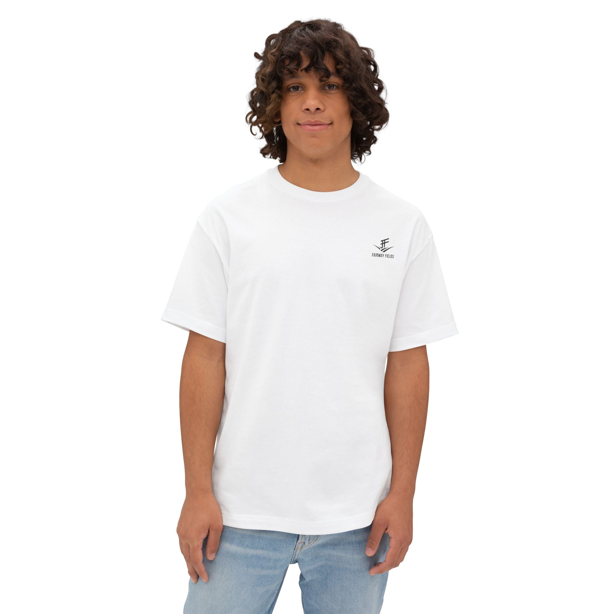 Ball Picker | Box Tee | Vintage Golf Cart Graphic