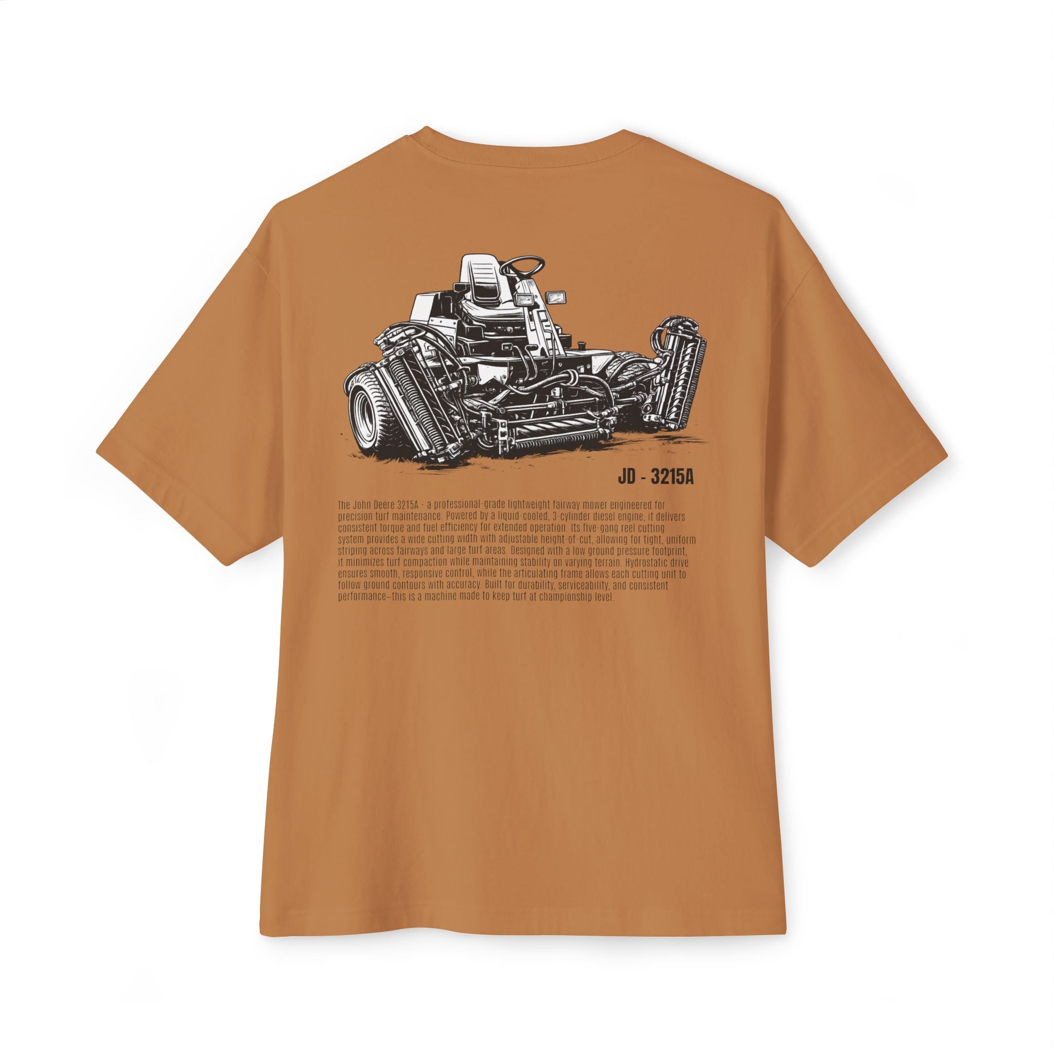 JD 3215 | Box Tee | Vintage Lawnmower Graphic