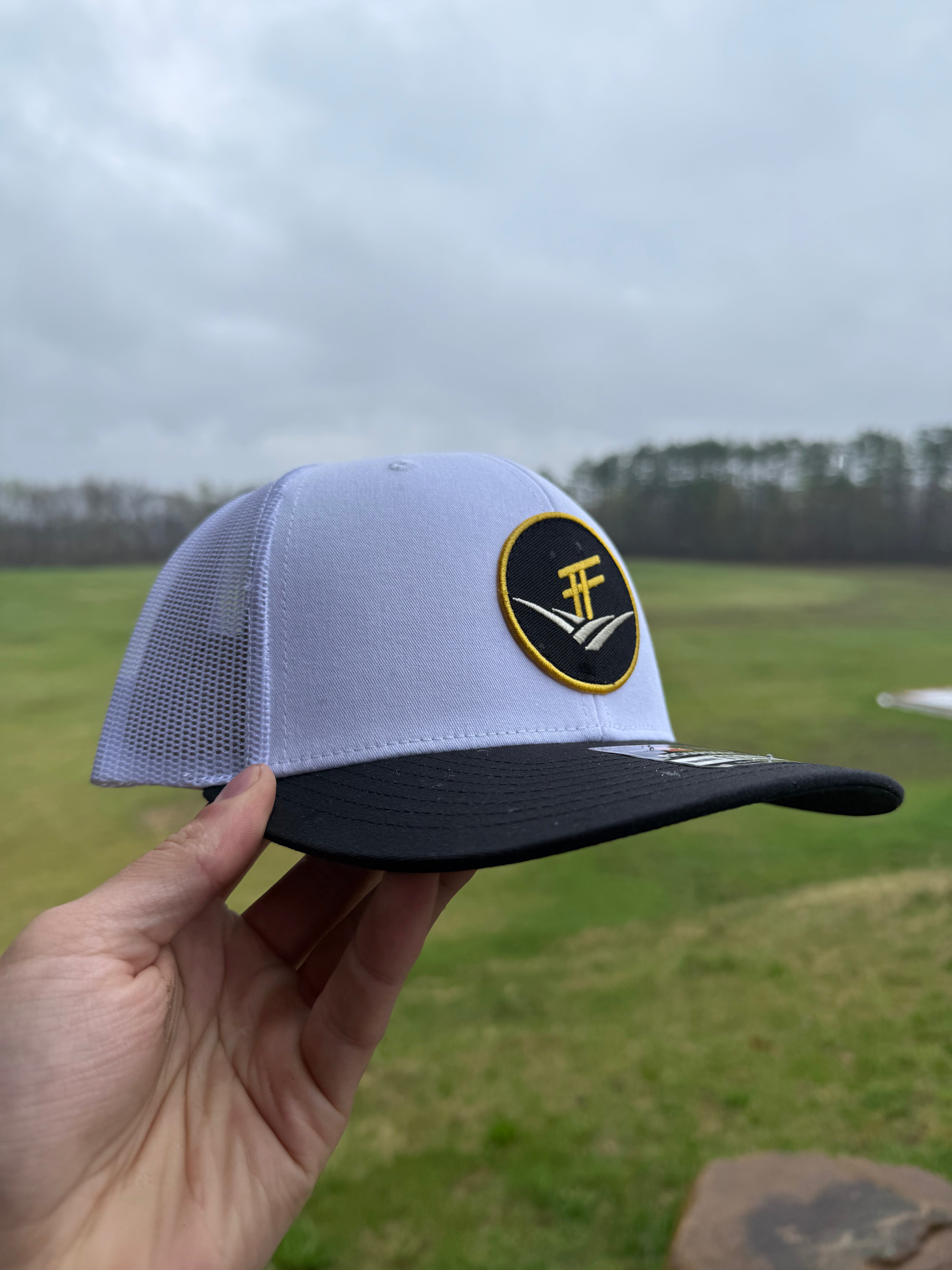 Trucker Hat (White/Black) - Richardson 112